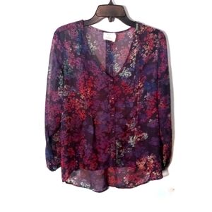 Pins and Needle Sheer Floral Blouse